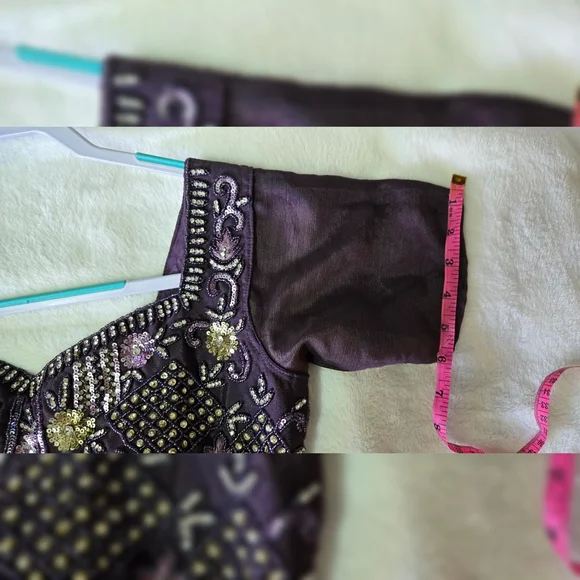 Purple lehenga NEGOTIABLE - Picture 7 of 9